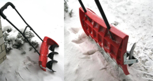 Чудесная лопата для снега со шнеком