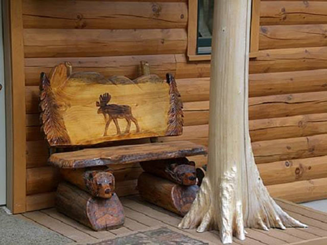 Скамейка из дерева своими руками: как сделать резную, декоративную, без спинки