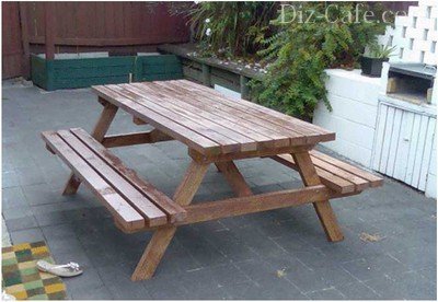 Делаем деревянный уличный стол для дачи: подробная инструкция (+ фото и видео)