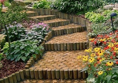 Как сделать ступеньки в саду: оригинальные решения многоуровневых фактур