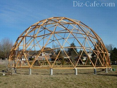 Обзор построек для дачи, которые можно построить в виде геодезического купола