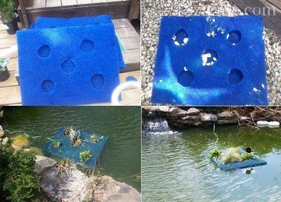 Плавающие клумбы: 4 способа сделать миниатюрные цветочные островки в пруду
