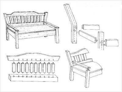 Садовая скамейка для дачи своими руками: шесть проектов на любой вкус