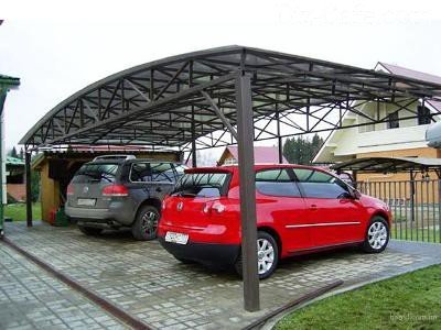 Парковка на одну машину на даче: примеры устройства открытых и закрытых территорий