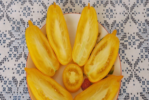 Описание и характеристика сорта томатов Банановые ножки