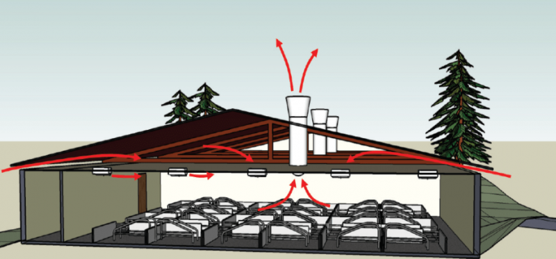 Вентиляция в свинарнике